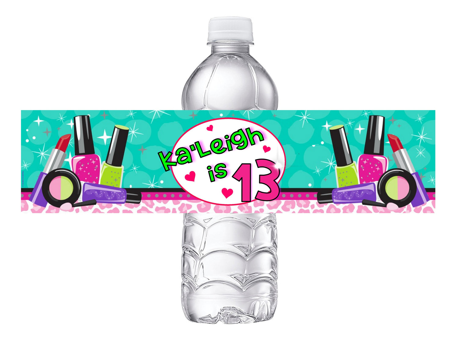 Spa Nail Salon Birthday Party Favors Water Bottle Labels Ideas Supplies Decor