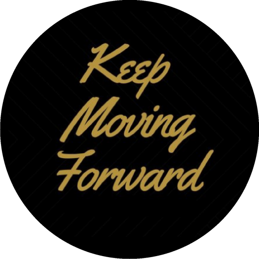 Party Favors Black and Gold Keep Moving Forward Graduation Birthday Baby Shower any event Round  Stickers  Supplies Labels