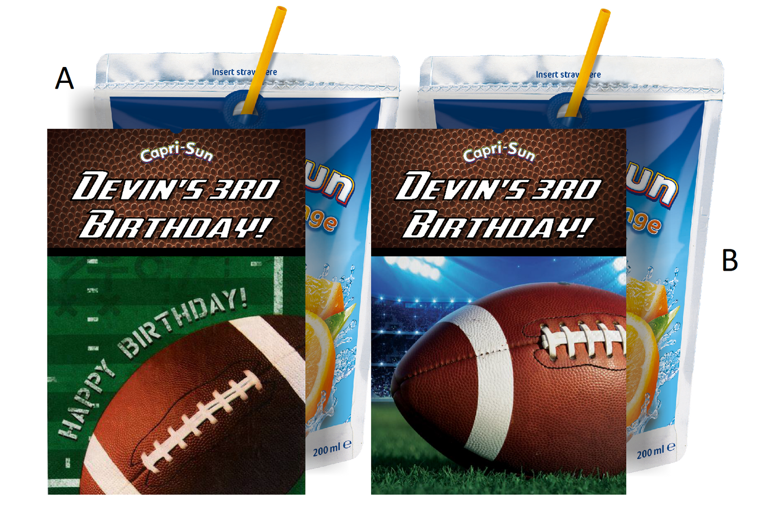 Football Birthday Party Favors Supplies and Ideas