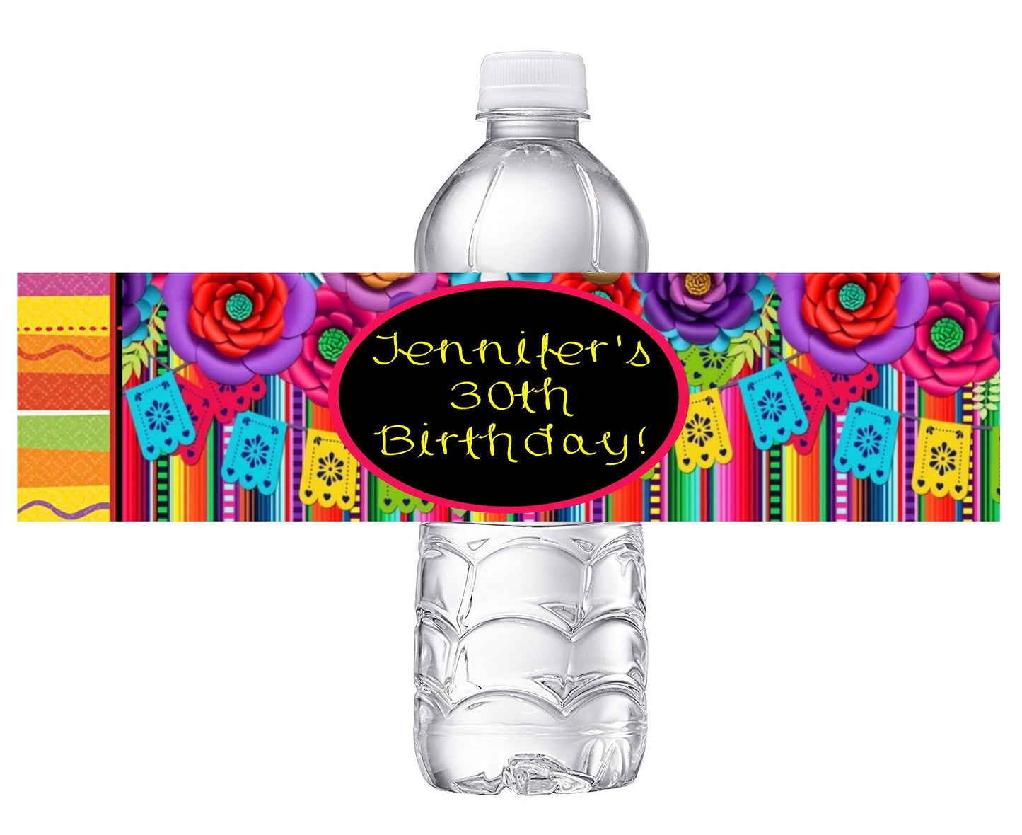 Mexican Fiesta Birthday Party Favors Water Bottle Labels Ideas Supplies Decor