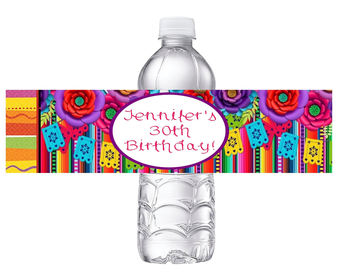 Mexican Fiesta Birthday Party Favors Water Bottle Labels Ideas Supplies Decor