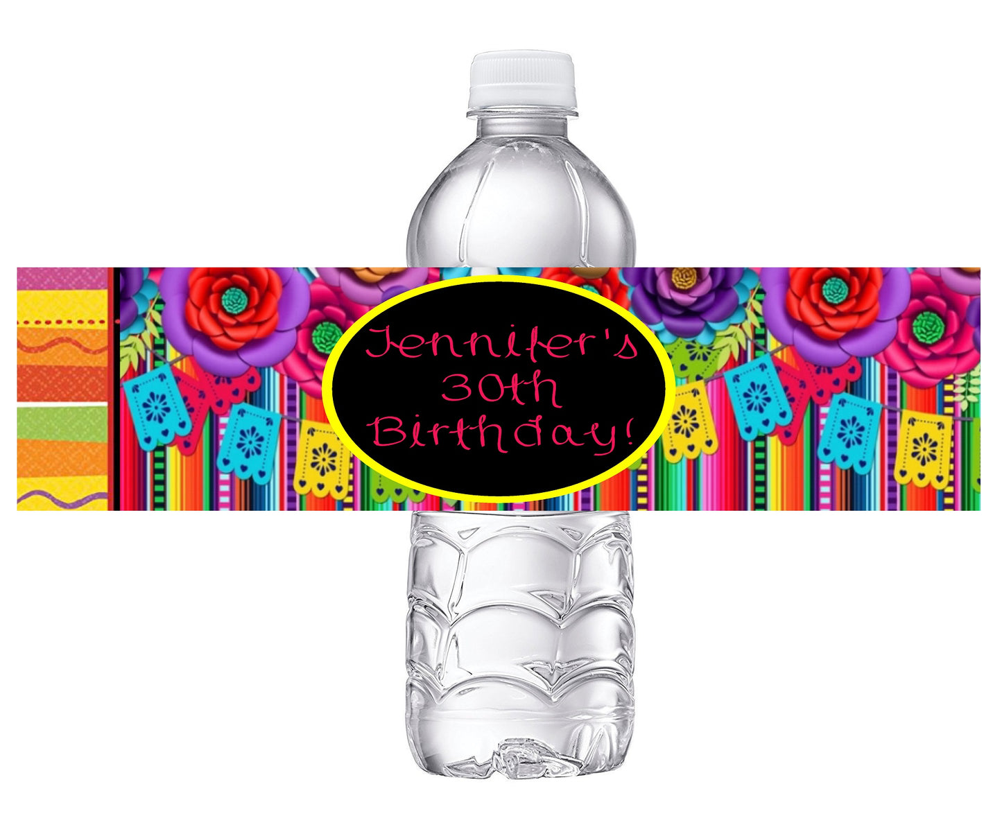 Mexican Fiesta Birthday Party Favors Water Bottle Labels Ideas Supplies Decor