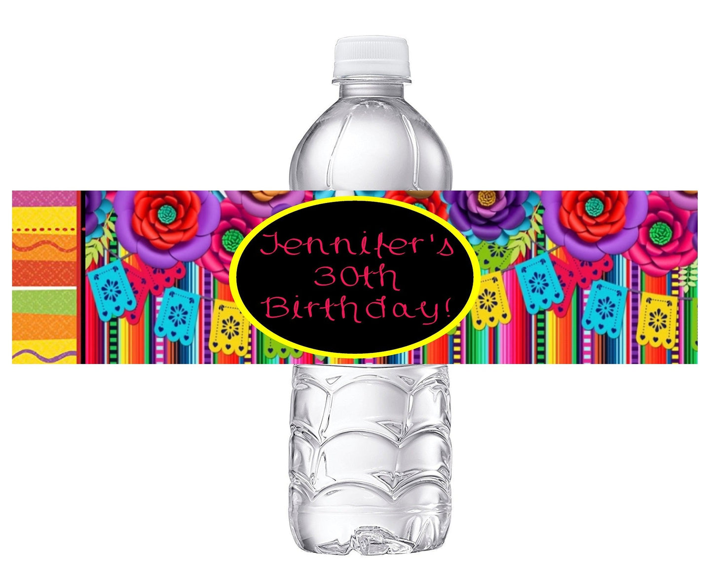 Mexican Fiesta Birthday Party Favors Water Bottle Labels Ideas Supplies Decor