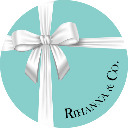 Teal Turquoise White Bow Birthday Party Favors Personalized Round Stickers Supplies Labels