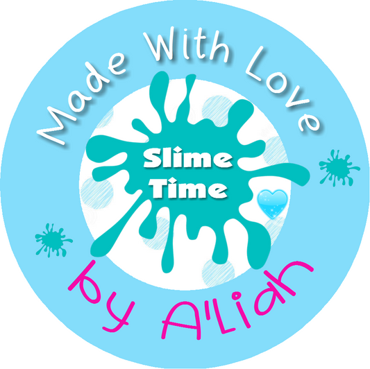 Homemade Slime Labels Personalized Round Stickers Supplies Labels