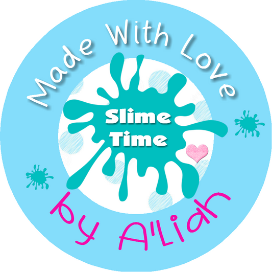 Homemade Slime Labels Personalized Round Stickers Supplies Labels