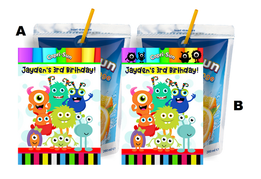 Cute Monsters  Birthday Party Favors Supplies and Ideas